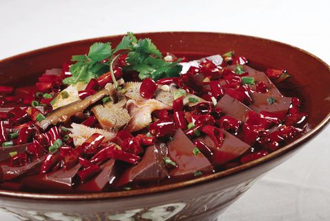 川菜湘菜高清菜谱 王府井毛血旺