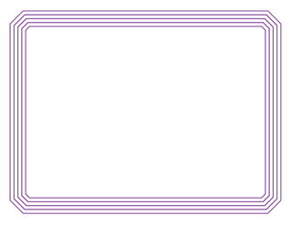 线条紫色装饰边框