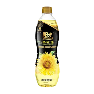 金龙鱼葵花油900毫升超市商品白底图免抠实物摄影png格式图片透明底