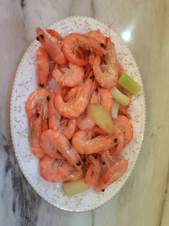 白灼虾实拍菜品菜谱图片