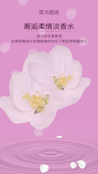 背景|海报|淡香水海报背景