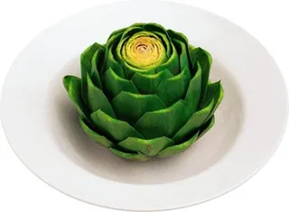 盘子里的洋蓟 PNG免抠