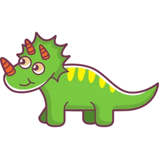 卡通恐龙生日宝宝宴派对素材恐龙派对免扣素材