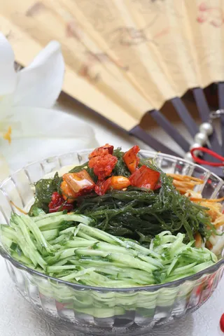 旋转 捞拌爽口木须菜