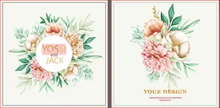 祝贺婚礼结婚邀请卡素材 