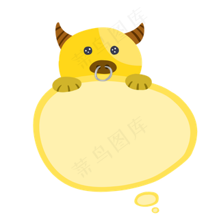 卡通边框 卡通彩色框  手绘对话框 可爱边框 免抠