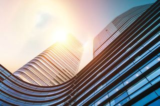 企业大厦建筑风光PSD素材