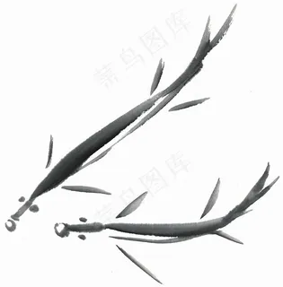 鱼虾蟹龟国画图片jpg素材