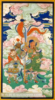 神像关帝绘画图片 神像关帝绘画图片
