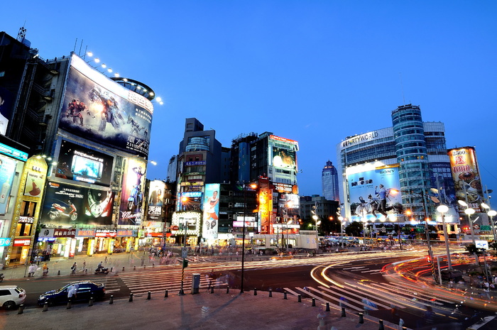 高清唯美城市夜景高楼大厦