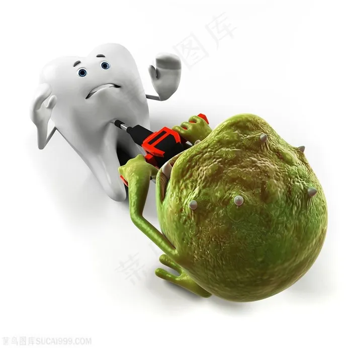 牙齿病毒创意广告 牙齿病毒创意广告