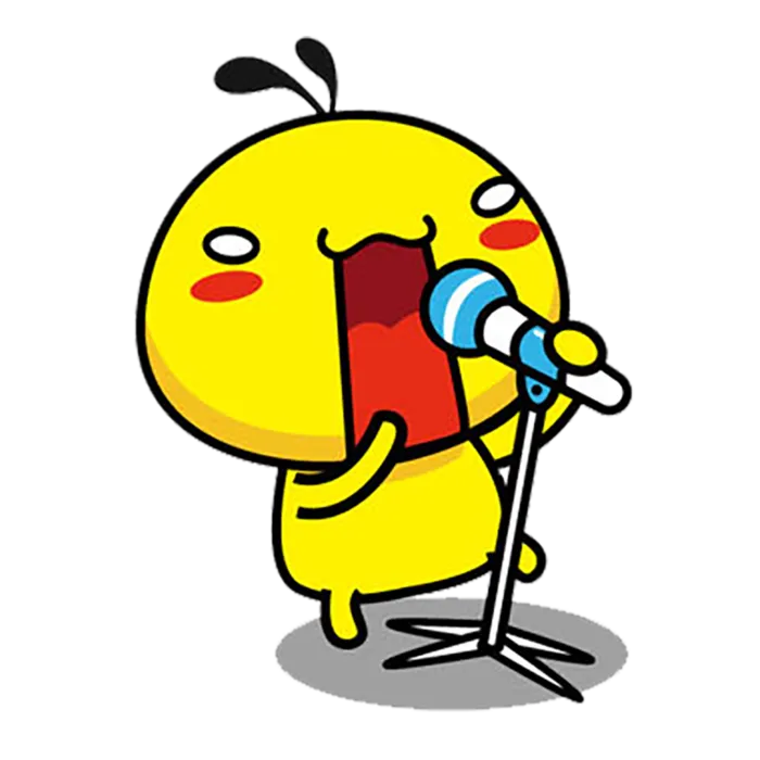 小鸡卡通黄色