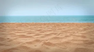 夏天夏日海滩沙滩阳光海浪