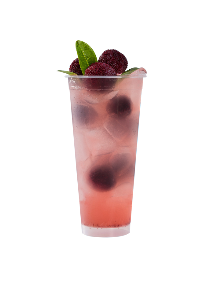 奶茶照片拍摄果汁杨梅水果茶