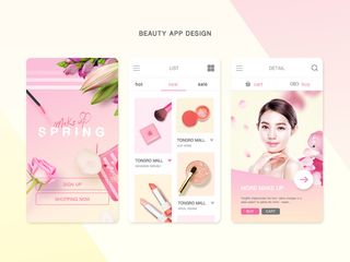 UI多页面包装展示手机APP交互界面样机长图概念PSD设计模板