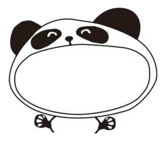 矢量贪吃熊猫