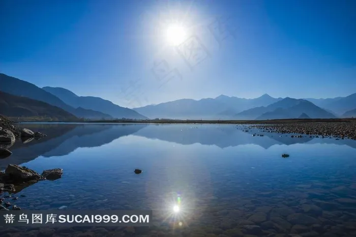 西藏湖泊美景素材
