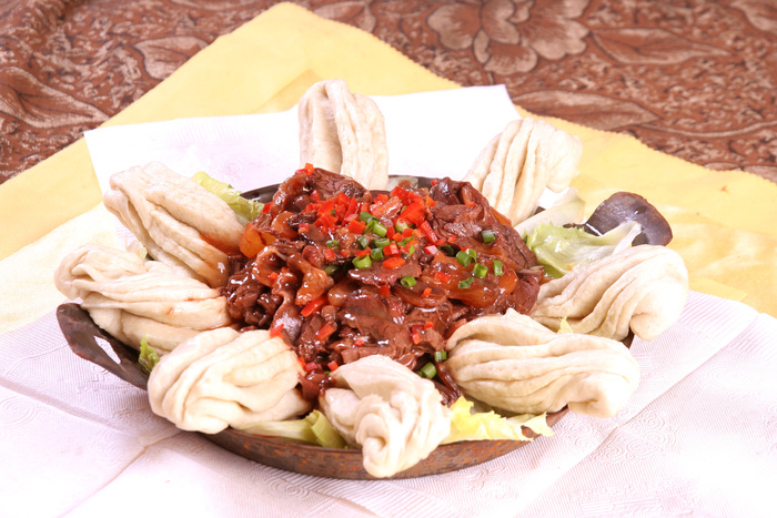 铁锅驴肉沾卷 (3)