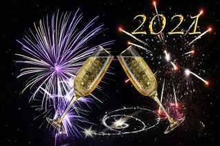 庆祝2021年元旦图片