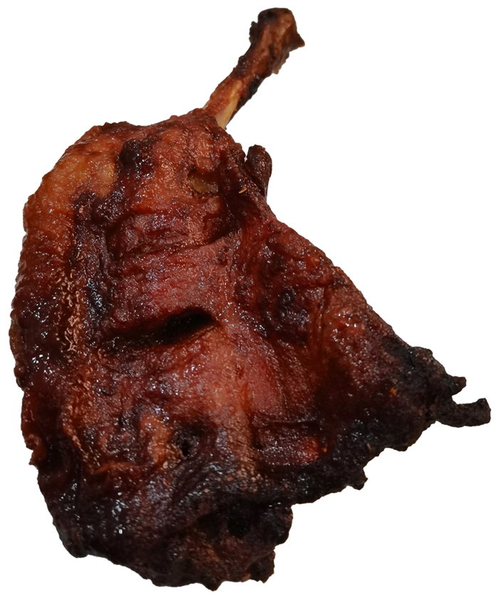 烧烤麻辣藤椒烤鸭香酥鸭腿免抠摄影元素素材psd模版下载