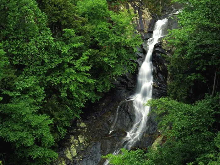 山间流水 