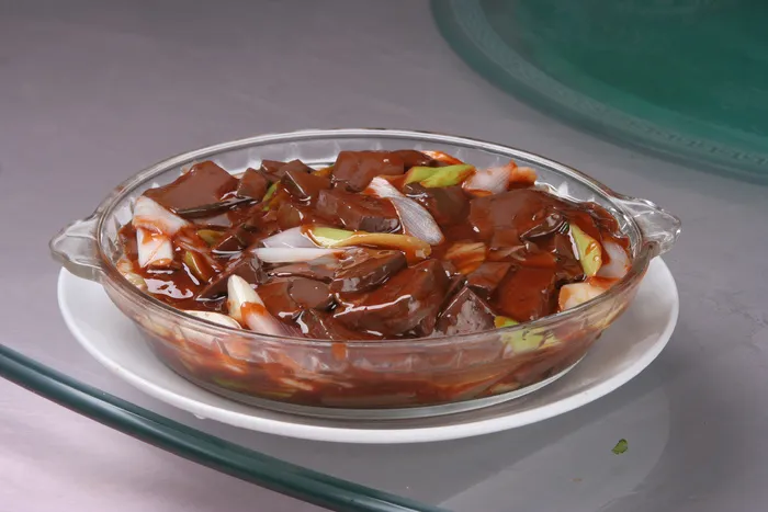 07 大葱炒鸭血-大福饺子城