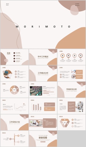 高级感简约高端ppt模板