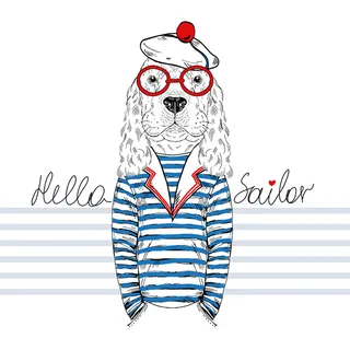 拟人动物 卡通头像