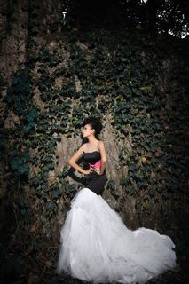 怀旧婚纱美女图片下载