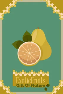 自然风景动物植物扁平矢量插画