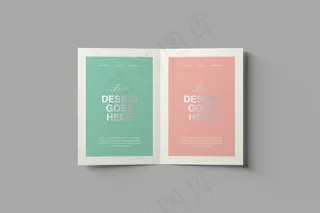 折页 样机  三折页 智能贴图 折页样机 三折页模板 三折页样机 