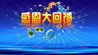 大气蓝色感恩大回馈