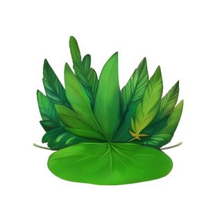 叶子绿叶树叶免抠