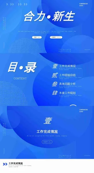 高端商务大气年终总结预览图