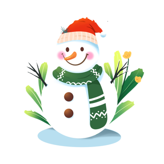 冬季圣诞圣诞节雪人