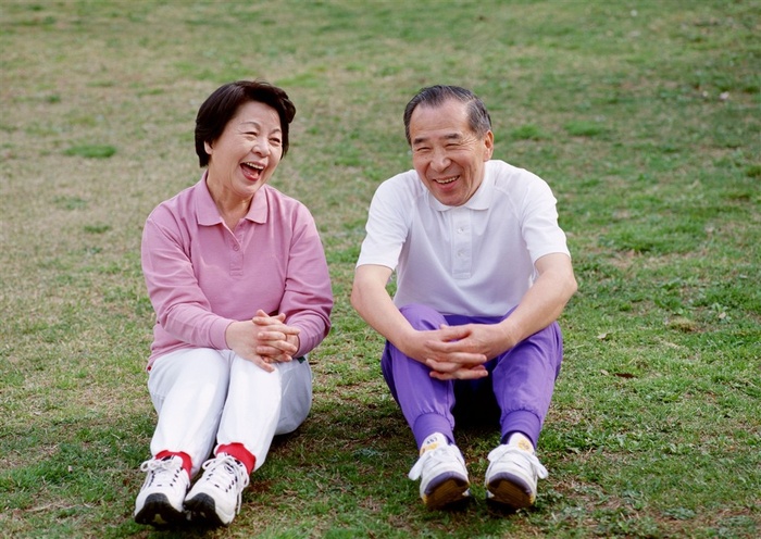 幸福老夫妻图片