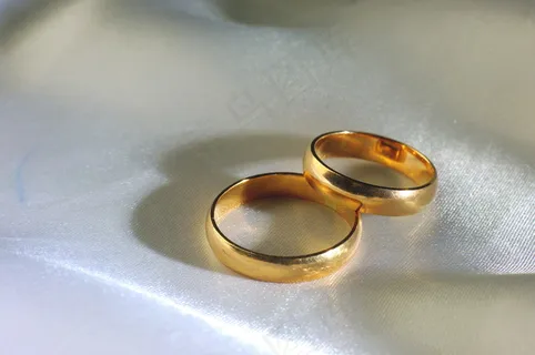 黄金对戒图片 黄金对戒图片