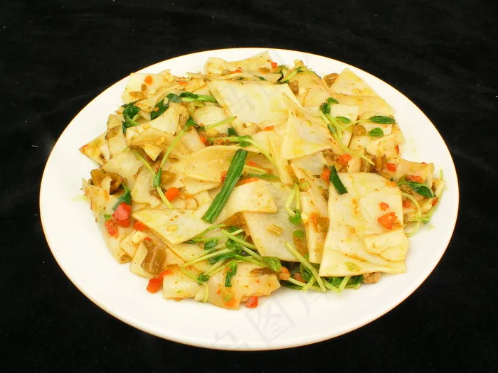 1065肉沫酸菜炒面块