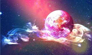 元宇宙世界天空风景背景墙