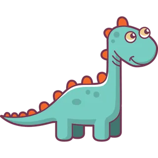 卡通恐龙生日宝宝宴派对素材恐龙派对免扣素材