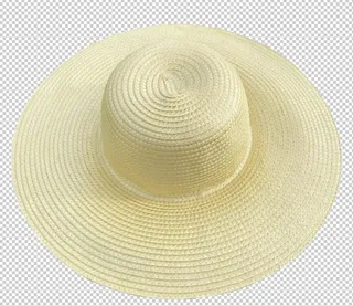 草帽免扣素材