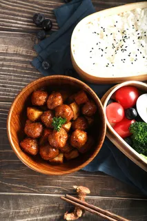 黑椒肉丸2餐饮快餐盖浇饭产品成品高清大图 黑椒肉丸2餐饮快餐盖浇饭产品成品高清大图