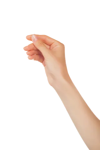 手势免抠png 手按压