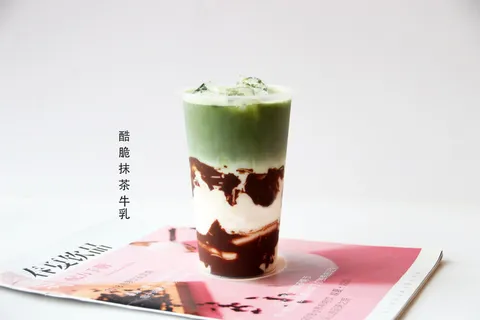 酷脆抹茶牛乳