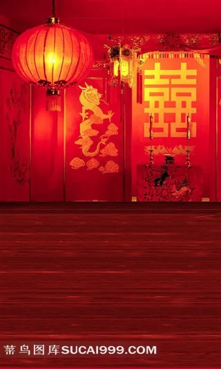 中国传统喜庆古装背景大图