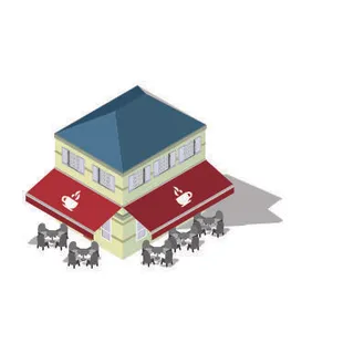 分析图素材图标集合景观建筑立面插画场景AI矢量图形设计