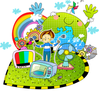 卡通 素材 人物 动画 插图