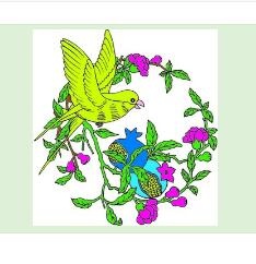 中国吉祥图免扣元素矢量图鸟