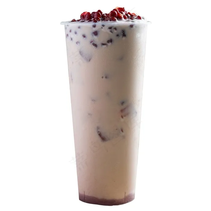 冷饮红豆奶茶图片（免抠图）