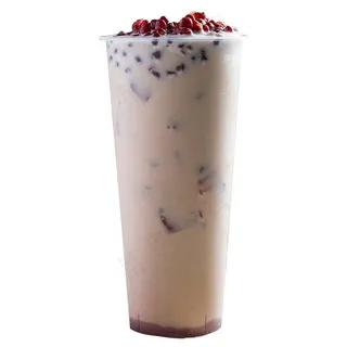 冷饮红豆奶茶图片（免抠图）